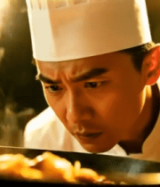 厨师厨房烹饪食物特写5534#横屏 