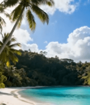 热带海滩自然风光(1)9458#横屏 