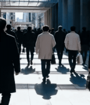 城市街道行人步行场景13472#横屏 