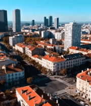 城市建筑鸟瞰全景13338#横屏 