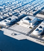 城市建筑航拍全景素材97#横屏 