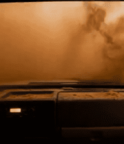 车内视角看沙漠行车景象6099#横屏 