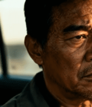 车内老人特写画面素材13779#横屏 