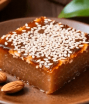 芝麻糕点特写素材2896#横屏 