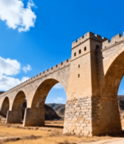 长城拱桥自然风光1172#横屏 