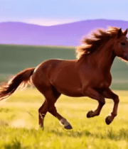 草原上奔跑的骏马(1)2844#横屏 
