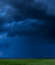 草原上空乌云密布降雨景象3463#横屏 