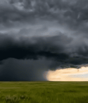 草原上乌云密布的景象2049#横屏 