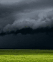 草原上的乌云密布景象554#横屏 