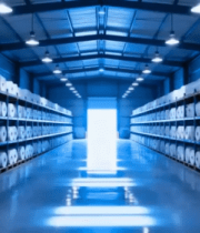 仓库内堆放的卷筒货物7896#横屏 