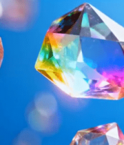 彩色钻石悬浮背景素材6497#横屏 