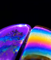 彩色气泡微距特写画面14382#横屏 