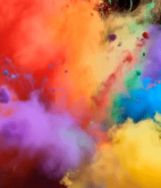 彩色粉末爆炸瞬间画面4981#横屏 