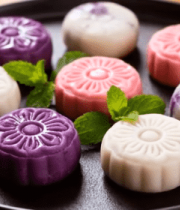 彩色月饼特写600#横屏 