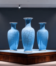 博物馆内瓷器展示素材14204#横屏 