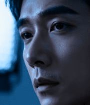 闭眼男性面部特写素材1890#横屏 