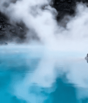 冰岛蓝湖温泉自然风光7561#横屏 