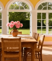 别墅室内餐厅客厅装修素材4268#横屏 