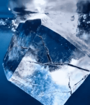 冰块在水中下沉画面155#横屏 