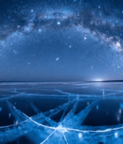 	 冰面星空全景8817#横屏 