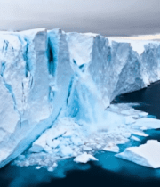 北极冰川海面景象582#横屏 