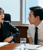 办公室白领男女交谈场景518#横屏 