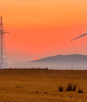 日落时分风力发电场景(1)9277#横屏 