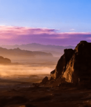 沙漠日出自然风光1253#横屏 