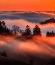 山林云海日出景观1436#横屏 