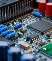 电路板电子元件特写5875#横屏 