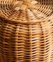  竹编容器特写素材3028#竖屏 	 