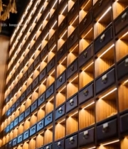  中药柜特写1883#竖屏 	 