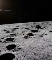  月球表面及星空素材4389#竖屏 	 