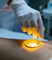  医护人员给患者使用医疗设备561#竖屏 	 