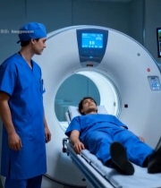  医生操作机为患者检查6390#竖屏 	 