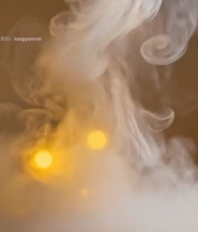  烟雾缭绕灯光朦胧素材4951#竖屏 	 