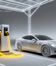  新能源汽车充电桩充电场景3461#竖屏 	 