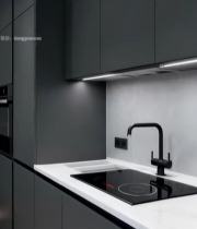  现代简约风格厨房空间1140#竖屏 	 