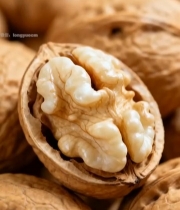  微距特写核桃及核桃仁1056#竖屏 	 