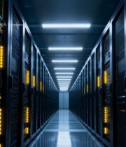  数据中心服务器机房内部(5)4171#竖屏 	 