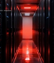  数据中心服务器机房通道2840#竖屏 	 