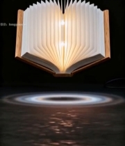  书本造型创意台灯5349#竖屏 	 