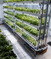  室内立体蔬菜种植场景4982#竖屏 	 