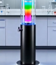  实验室彩色光柱设备素材3311#竖屏 	 