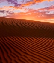  沙漠日落天空美景421#竖屏 	 