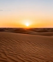  沙漠日落全景素材6945#竖屏 	 