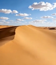  沙漠沙丘蓝天白云风景7867#竖屏 	 