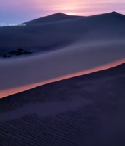  沙漠日落自然风光(5)6576#竖屏 	 