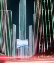  赛博朋克风城市夜间行驶汽车6862#竖屏 	 