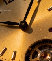  机械手表表盘齿轮特写7110#竖屏 	 